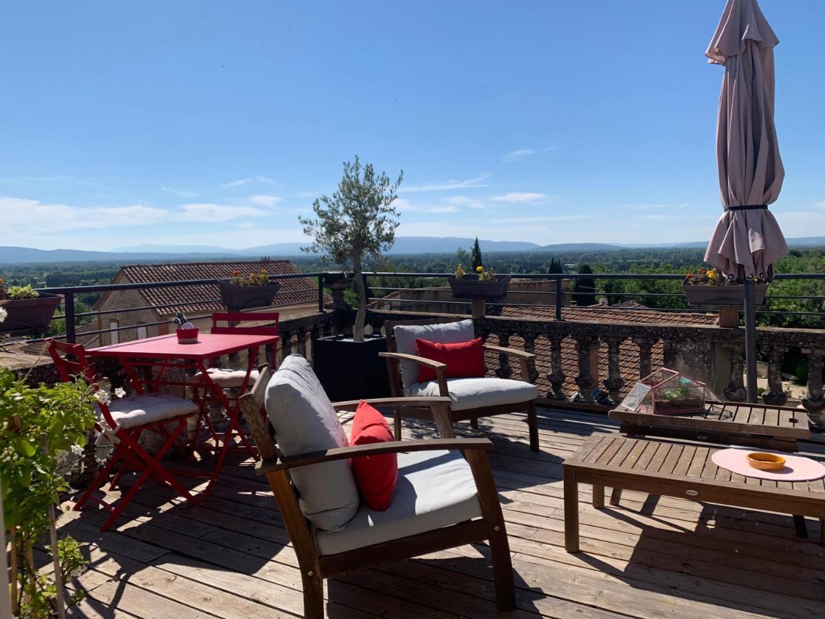 Bed and Breakfast Un soir sous les étoiles Châteauneuf-de-Gadagne Esterno foto