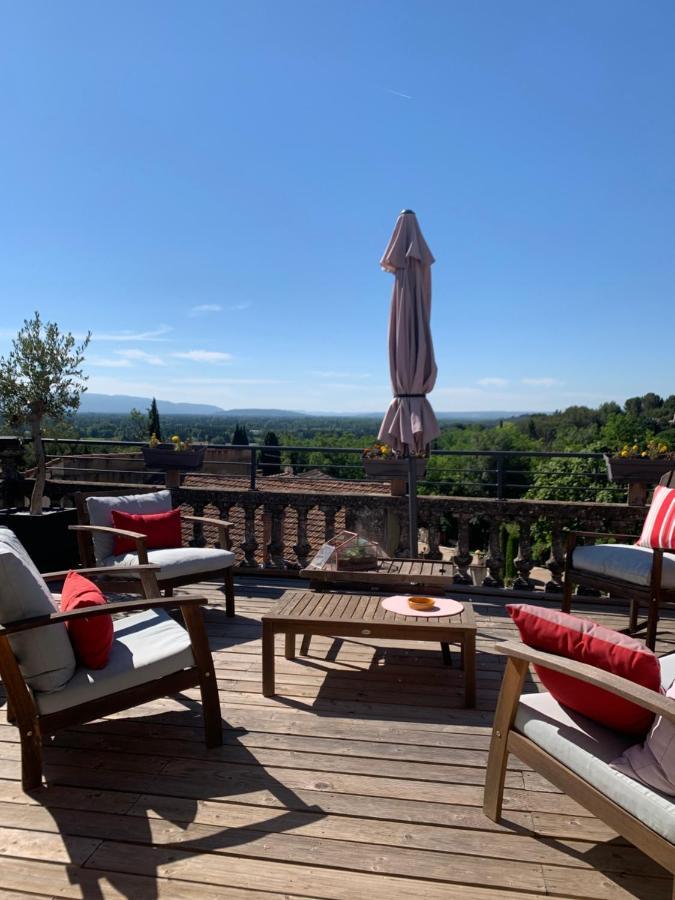 Bed and Breakfast Un soir sous les étoiles Châteauneuf-de-Gadagne Esterno foto